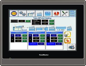 PT070-2M - 7" Widescreen HMI w PLC IO, Ethernet, USB, Host Micro SD